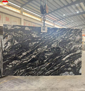 Vũ Trụ vàng <span class=keywords><strong>Granite</strong></span> slab hiện đại đánh bóng Brazil Đen <span class=keywords><strong>Granite</strong></span> với vàng tĩnh mạch Magma Vàng <span class=keywords><strong>Granite</strong></span> cho bàn bếp đảo - Product Image 3