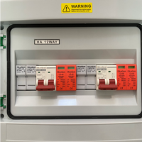 Boîtier de Combinaison Solaire JCH KSPVHA 525V 15A à 8 Prises avec Distribution 4 Entrées 1 Sortie pour Utilisation Intérieure/Extérieure, Étanche, en Acier DC, OEM