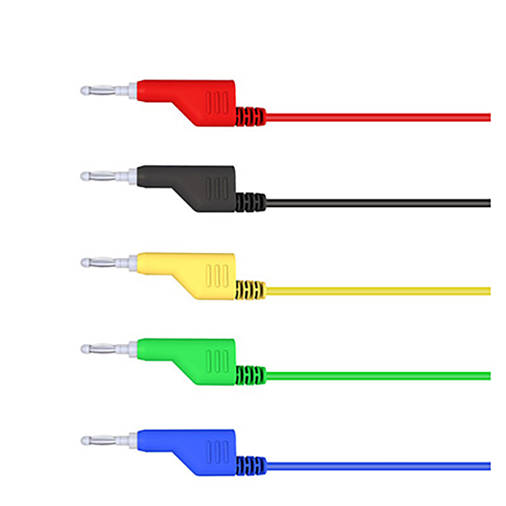 5 шт. 4 мм вилка типа «банан» на зажим «крокодил», Набор испытательных проводов «крокодил», мультиметр, кабель 1 м, провод 1000 В/15 А