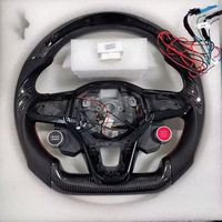Volant en fibre de carbone et suède pour Volkswagen Golf 7 7.5 GTI GTD GTE R 2013-2020 Polo GTI Tiguan Passat DSG