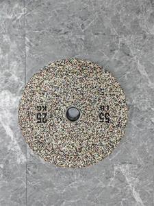 Pelat Beban Barbell Logo Kustom 20kg Pelat Bumper Karet Diskon Pelat Beban Bumper Latihan yang Dapat Disesuaikan - Product Image 4