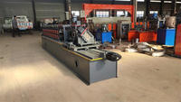 Machine de formage de tuiles en acier à chaud pour murs, avec contrôle PLC, pour profilés C, U, poutres, canaux de fixation et montants