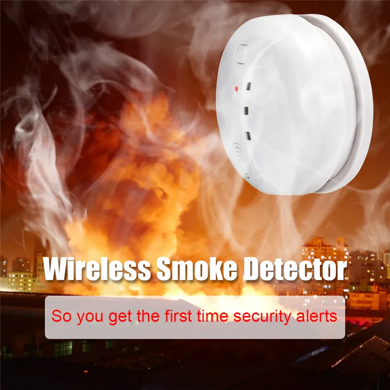 Haushalt unabhängigen wireless rauch alarm rauchmelder für feuer kommerziellen induktion erkennung
