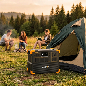 สถานีไฟฟ้าพกพา PECRON E3600LFP CGJ LiFePO4 3000W คลื่นไซน์บริสุทธิ์ ระบบสำรองไฟ (UPS) รองรับพลังงานแสงอาทิตย์ พร้อมตัวควบคุม MPPT สำหรับใช้ในบ้าน - Product Image 6