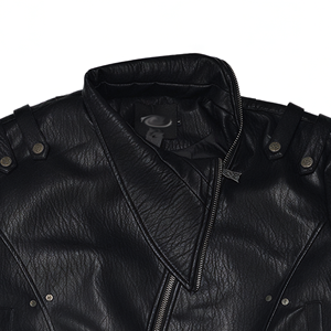 جاكيت رجالي شتوي منفوخ من الجلد، مقاوم للماء والرياح، بسحاب مائل وياقة قائمة وأكمام منحنية، قابل للتخصيص - Product Image 5