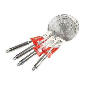 Colador de acero inoxidable Xingrun de 16 cm, 18 cm y 20 cm, utensilio de cocina para cocinar y escurrir alimentos. - Product Image 2