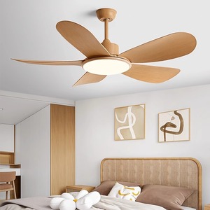 Ceiling Fan Light With Led Integrated Modern Minimalist Inverter For Bedroom Living Room Home Use Fixed Blade 5 Year Warranty - Product Image 1