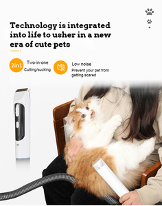 <span class=keywords><strong>Cepillo</strong></span> de pelo profesional de 7 cabezales, cortapelos de succión, limpiador de desprendimiento, herramienta para mascotas, Kit de tijeras, aspiradora de aseo para mascotas para perros y gatos - Product Image 6