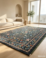 Tapis moderne minimaliste de luxe en fausse fourrure de cachemire, doux et moelleux, antidérapant, pour salon et chambre à coucher