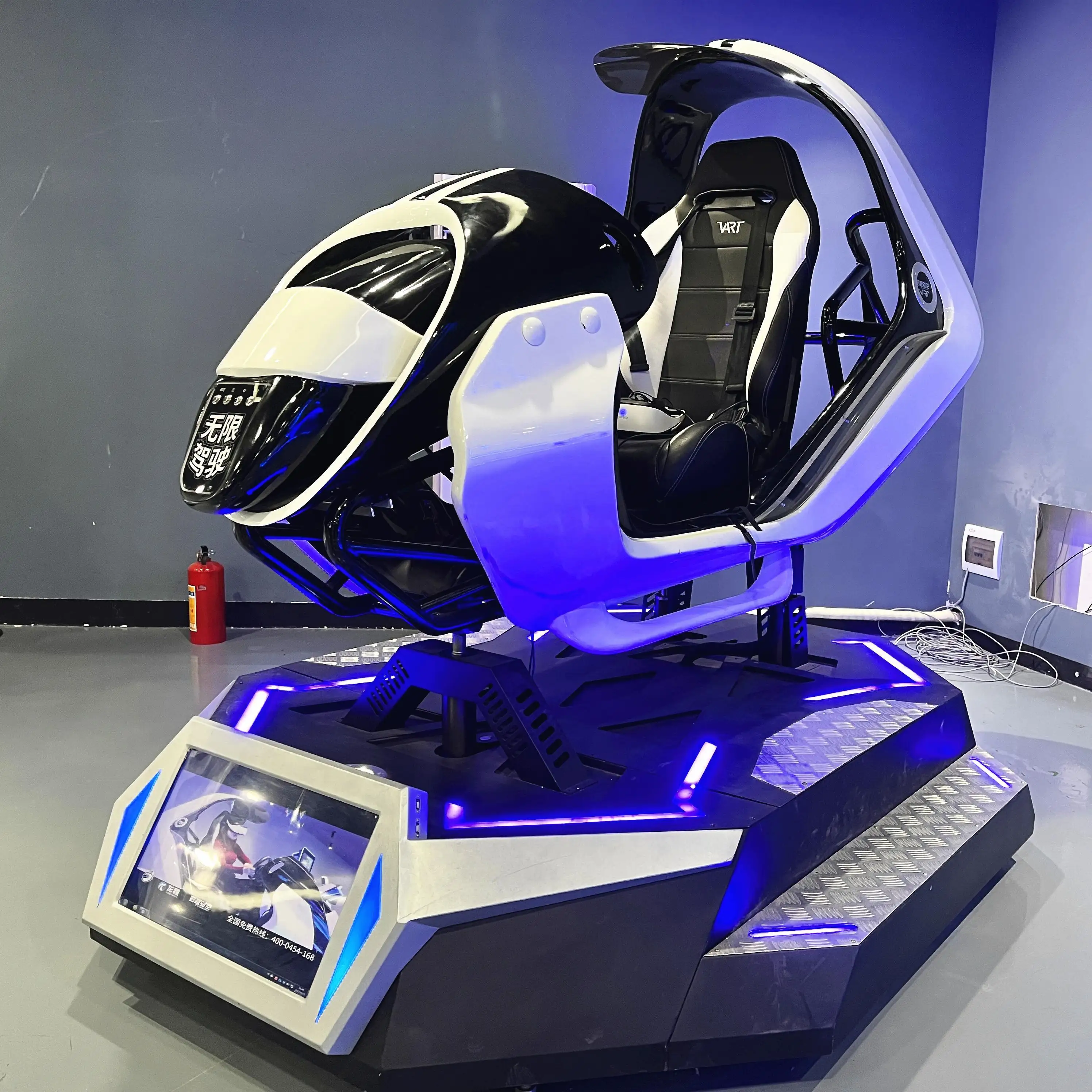 Nigeria Virtueller Fahr simulator 3Dof Racing VR Simulator Maschinenauto-Fahr simulator für die Fahrschule