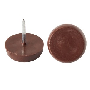 Pieds de meubles en plastique, pieds rehausseurs, noirs, blancs, avec clous en caoutchouc, plats, antidérapants, style moderne et simple - Product Image 4
