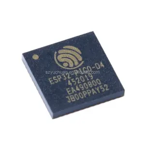 Mới và độc đáo 2.4GHz ~ 2.5GHz ADC, SDIO, SPI, PWM, UART, I2C, I2S, GPIO QFN-48-EP(7x7) RF Thu Phát ICS ESP32-PICO-D4