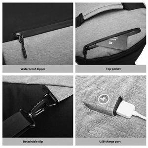 Sac de sport et de yoga grande capacité, design personnalisé, nouveau modèle, avec compartiment à chaussures, portable, pour hommes et femmes - Product Image 5