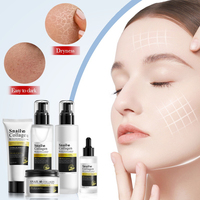 Cosmétiques coréens pour le soin de la peau, sérum pour le visage à la mucine d'escargot et au collagène, crème pour le visage, ensemble de soins de la peau, marque privée pour peaux sensibles