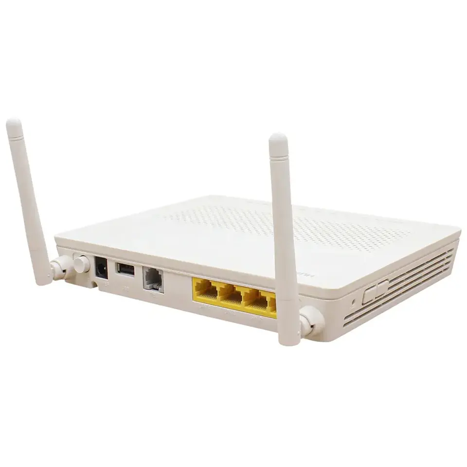 HG8546M Epon Gpon Módem 4FE + TEL + USB 2,4g 5dbi Wifi Antena externa Red de fibra óptica ONT ONU Router