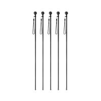 Bâtons de marche en fibre de carbone Civilization, compacts, antidérapants, ultralégers, durables, noirs, pour personnes âgées, portables, pour l'extérieur