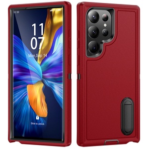 Funda Protectora Resistente 3 en 1 Defender 360 con Soporte para Teléfono Celular Samsung S25 S24 Ultra A16 A06 A56 - Product Image 3