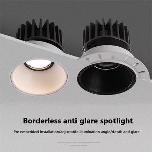 ไฟสปอตไลท์ LED แบบฝัง COB คุณภาพสูง 12W 15W 25W สำหรับใช้ในบ้าน โรงแรม แสงสว่างภายในอาคาร ไฟสปอตไลท์ติดเพดานแบบไร้ขอบ - Product Image 2
