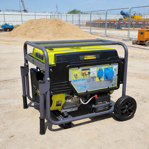 Best Seller 220V 50/60Hz 6KW 420cc <b>Gasoline</b> <b>Generator</b> Single Phase AC 4-Stroke Engine 25L Recoil+Electric Start - Product Image 3
