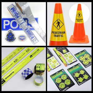 Vinilos de PVC reflectantes de PVC Quanzhou, láminas reflectantes flexibles cuadradas grandes en relieve, lámina reflectante prismática para ropa de trabajo - Product Image 6