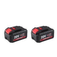 LYUWO Lot de 2 batteries lithium-ion 20V 6.0AH avec indicateur de niveau de charge, compatibles Dayi, pour outils électriques sans fil, perceuses, garantie 1 an