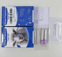 Kit de test de grossesse précoce pour animaux Uminant (PAG) pour bovins, ovins, caprins, résultat rapide en 15 minutes pour sang total/sérum/plasma