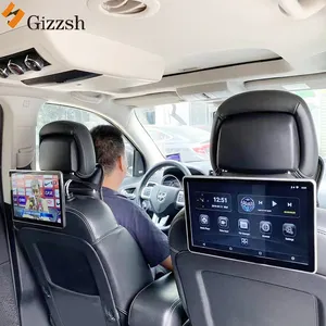 4K Hd 12Inch Android 11.0 Systeem Car Rear Seat Entertainment Systeem Full Touch Screen Hoofdsteun Monitor