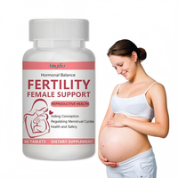 Complément alimentaire végétalien pour la fertilité féminine, l'équilibre hormonal, la santé reproductive, les vitamines prénatales, la régulation du cycle menstruel