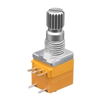 Potentiomètre rotatif personnalisé Soundwell RA09 Double C10k 100k avec interrupteur 20~200gf.cm Tolérance 30%