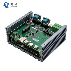 Yentek Schlussverkauf 2 DDR4 Intel Core i3 i5 i7/j1900 Industriecomputer dual lan 6 COM RS232 RS485 lüfterloser Industrie-PC