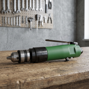 Perceuse pneumatique APLUS GLD-411 verte, mandrin à clé 3/8, 1900 tr/min, consommation d'air 241 L/MIN, type à engrenages, réversible, OEM, garantie 1 an - Product Image 3