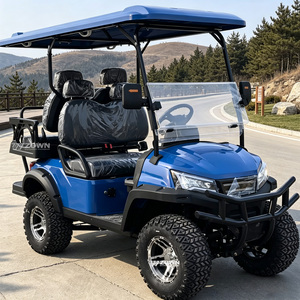 Voiturette de golf électrique haut de gamme 2 places, châssis en alliage d'aluminium, batterie lithium 48V, certifiée CE - Product Image 1