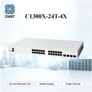 Switch Cisco C1300X-24T-4X Catalyst Serie <span class=keywords><strong>1300X</strong></span> de 24 Puertos Gigabit Sin PoE, Switch Administrado de Capa <span class=keywords><strong>3</strong></span>, 4x10G SFP+ Uplink, Apilable - Product Image 1