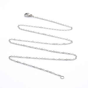 Stainless Steel <b>Cross</b> <b>Chain</b> Clavicle Necklace Unisex Minimalist Design Zinc Alloy Vacuum Electroplated Gift Jewelry - Product Image 5