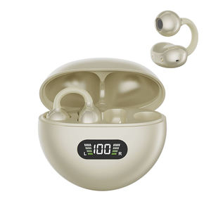 Auriculares Inalámbricos de Clip Abierto para la Oreja, Auriculares Estéreo HiFi con Pantalla Digital, Auriculares con Reducción de Ruido ENC - Product Image 1