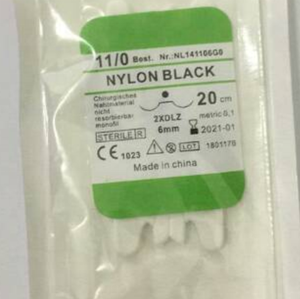 Bersertifikat CE 90cm PGLA 2-4 jahitan bedah yang dapat diserap dengan 3/8 jarum lingkaran untuk penggunaan dokter hewan dan medis - Product Image 6