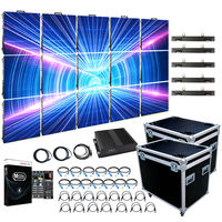 Système de mur vidéo Micro LED 4K clé en main économique P1.95-P4.81, homologué IP65 avec animation pour la location d'événements intérieurs/extérieurs