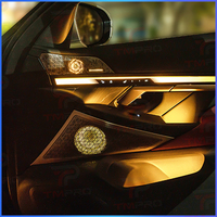 TMPRO 12PCS Couvre-haut-parleurs LED RGB Illuminés pour BMW Série 5 I5 G60 2024-2026 LHD/RHD Accessoires de Reéquipement d'Éclairage Ambiant Intérieur