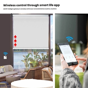 Thông Minh Cho Con Lăn Màn Trập Động Cơ Rf433 Tần Số Vô Tuyến 15Mm USB Có Thể Sạc Lại Kim Loại Im Lặng Hình Ống Từ Xa Thông Minh - Product Image 5