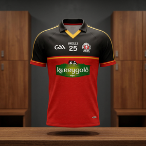 Maillot de football GAA unisexe 100 % polyester, sublimé, à manches courtes, avec design uni, service OEM pour vêtements de football - Product Image 3