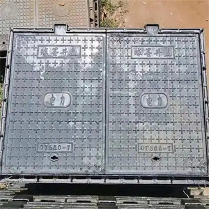 En 124 B125 C250 fonte ductile asphalte coulé au sable ouverture carrée rectangulaire <span class=keywords><strong>couvercle</strong></span> de trou d'homme de <span class=keywords><strong>fosse</strong></span> <span class=keywords><strong>septique</strong></span> avec cadre - Product Image 2