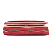 Baellerry Tas Tangan Wanita, Dompet Kulit PU Vegan Vintage Lipat Tiga Multifungsi