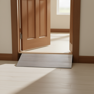 Rampa ajustable de aluminio de 3 pulgadas para umbral de puerta, para sillas de ruedas, sillas eléctricas, rampa modular para puertas - Product Image 2