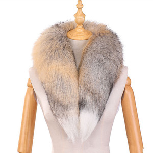 Nouveau Style mode 100% haut de gamme réel <span class=keywords><strong>col</strong></span> de <span class=keywords><strong>fourrure</strong></span> de renard femme luxe confortable <span class=keywords><strong>fourrure</strong></span> de renard écharpe dame élégant réel <span class=keywords><strong>col</strong></span> de <span class=keywords><strong>fourrure</strong></span> de renard - Product Image 3