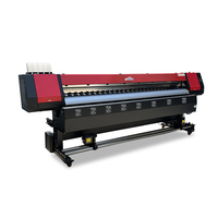 Siheda 2.5m I3200 Format besar pelarut lemah pencetak vinil Printer kanvas Plotter