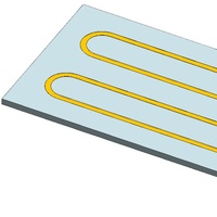 Plaque de refroidissement par eau radiateur en aluminium boîte de batterie raccord système de plaque de refroidissement par eau