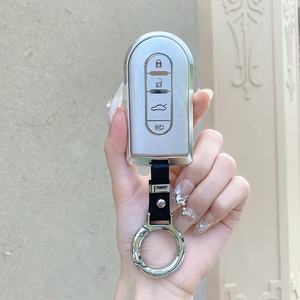 Nuovo Premium metallo e morbido TPU copertura chiave auto con portachiavi per <span class=keywords><strong>Toyota</strong></span> <span class=keywords><strong>Avensis</strong></span> Land Cruiser Prado 150 accessori chiave - Product Image 2