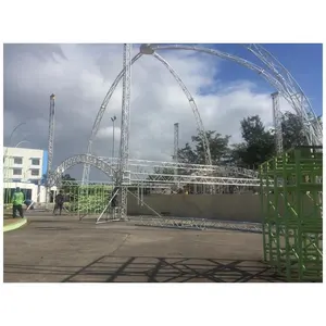 Music Festival Stand Outdoor Truss System Design Lighting Flat Trusses Indoor Bolt Spigot Truss