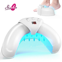 Lampe à ongles UV LED pliable Sunkin 36W, sécheuse à gel pour ongles professionnelle portable avec logo personnalisé pour les mains et les pieds