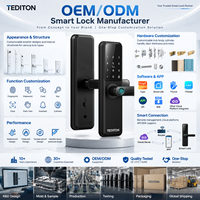 Fabricant de serrures intelligentes Tediton OEM ODM certifié CE FCC avec personnalisation du logo pour les marques de distributeurs